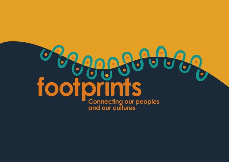 The words "Footprints: Exploring cultural capability"