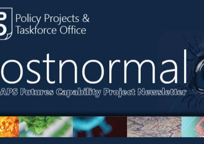 Newsletter title graphic with wording ‘Portnormal’ as heading.