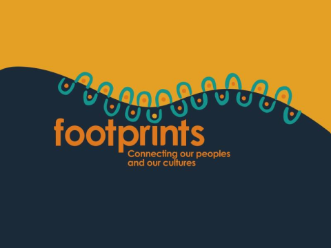 The words "Footprints: Exploring cultural capability"