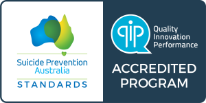 Suicide Prevention Australia Accredited Program logo