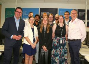 Group shot at the opening of the APS Academy Campus in Townsville