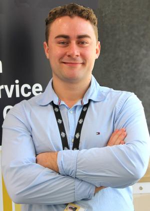 Head shot of Declan.  A participant of the APS Academy Data Cadetship at the University of Newcastle 