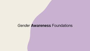 Heading saying, ‘Gender Awareness Foundations’