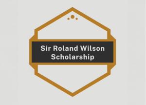 Sir Roland Wilson Scholarship logo